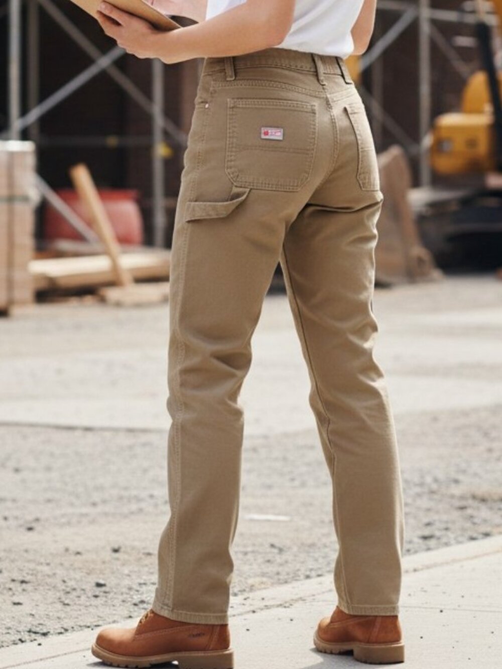 Ariat FR 30 Short Mid Rise Duralight Stretch Canvas Straight Leg Pant